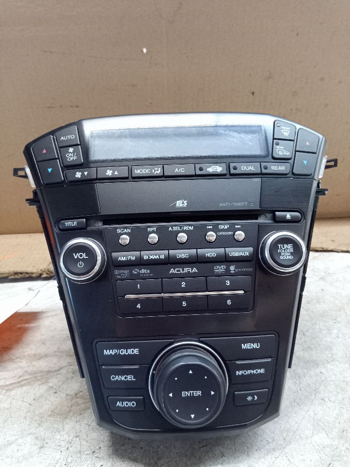 2012 ACURA MDX 3.7L 6cyl Gasoline VVT Radio Audio - 185355