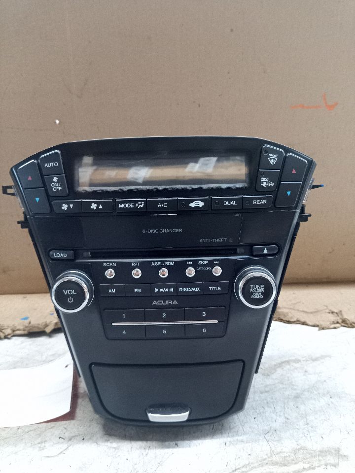 2010 ACURA MDX 3.7L 6cyl Gasoline VVT Radio Audio - 186035