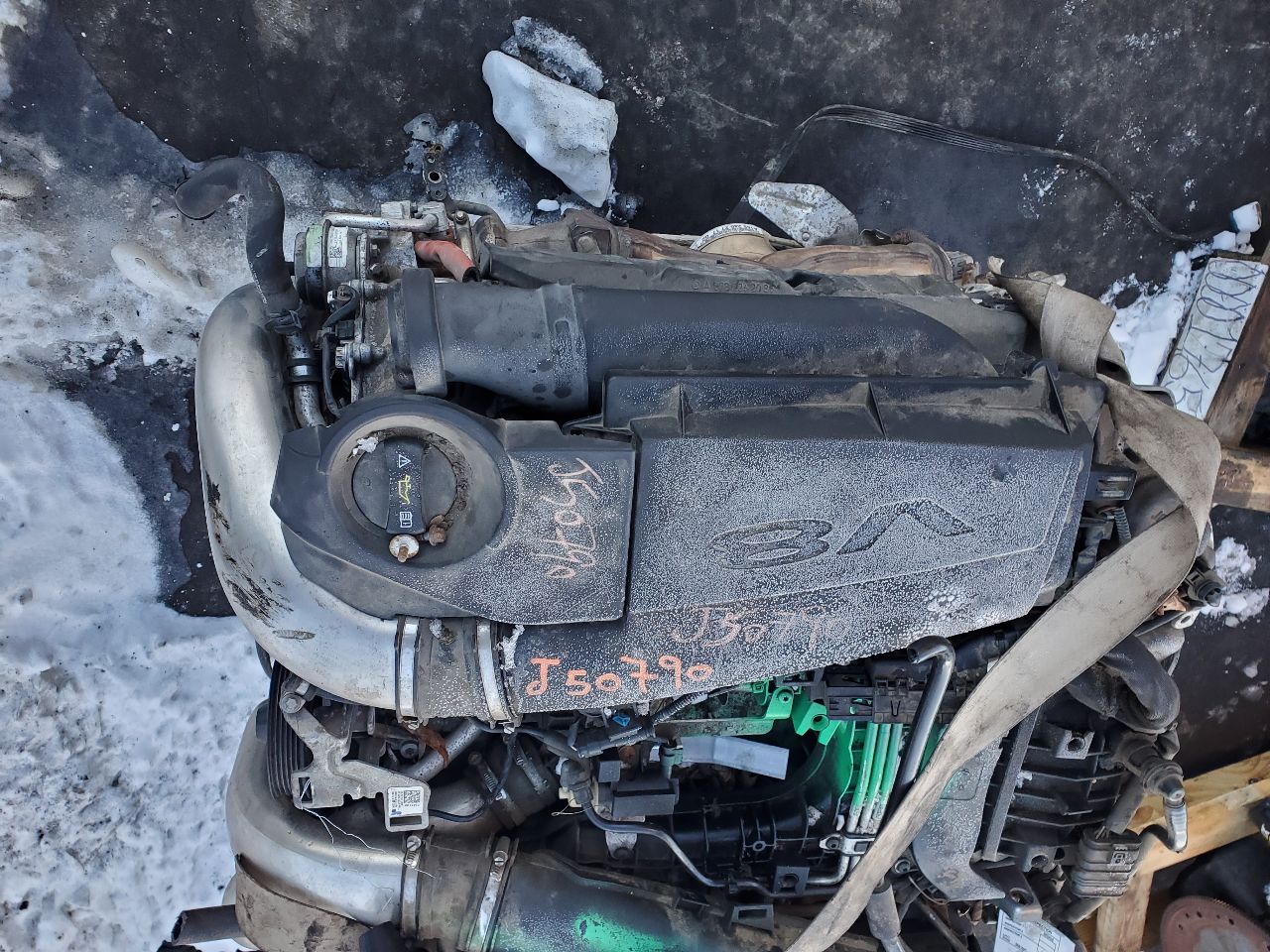 2012 MERCEDES-BENZ ML-CLASS 8cyl Gasoline Turbo 4.6 ENGINE ASSEMBLY - 186521 — photo 7