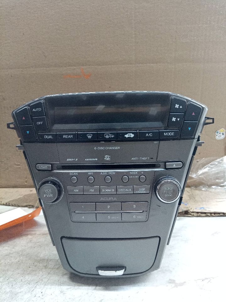 2008 ACURA MDX 3.7L 6cyl Gasoline VVT Radio Audio - 186853