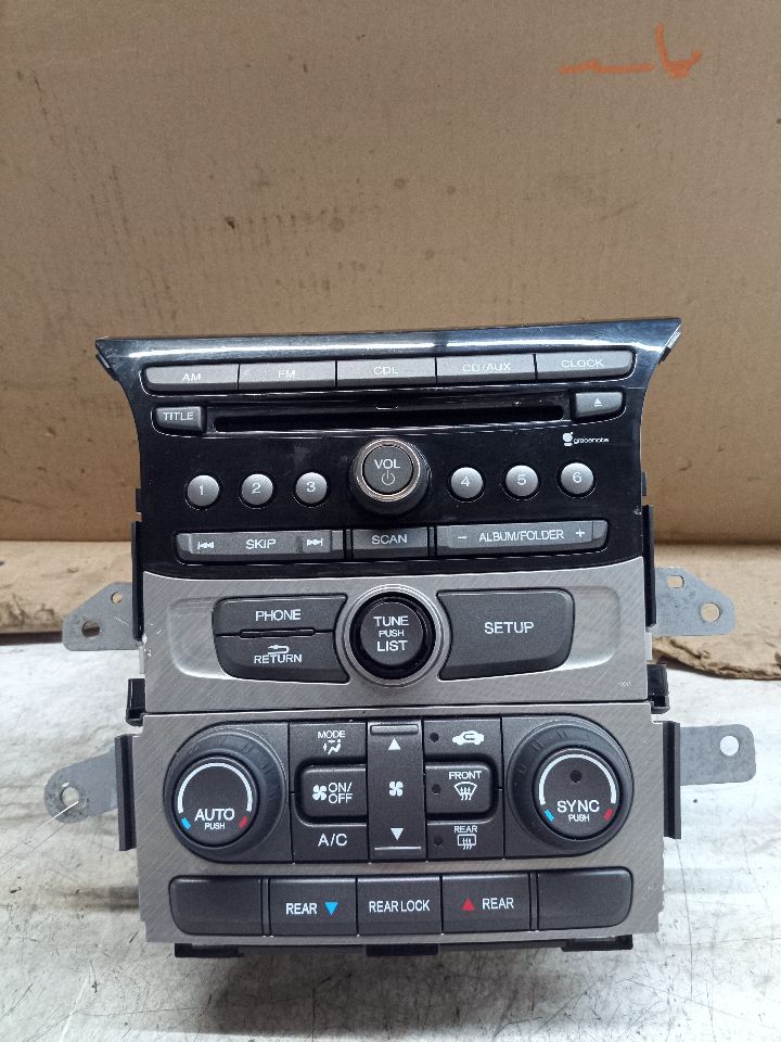 2012 HONDA PILOT 6cyl Gasoline 3.5 Radio Audio - 188198