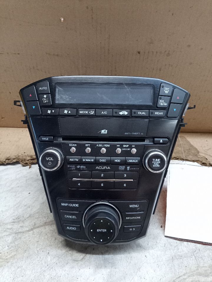 2012 ACURA MDX 3.7L 6cyl Gasoline VVT Radio Audio - 188797