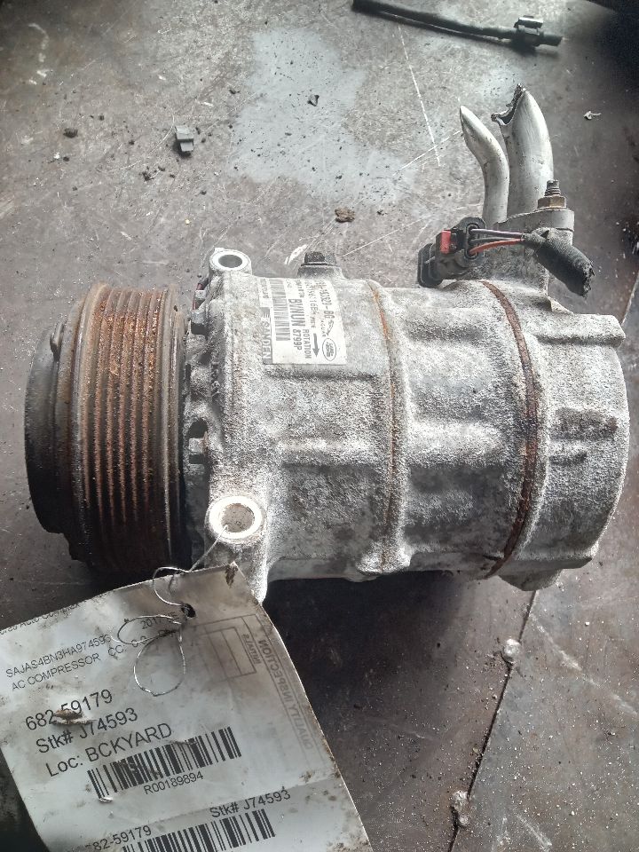 2017 JAGUAR XE 4cyl Diesel Turbo 2.0 AC COMPRESSOR - 189894