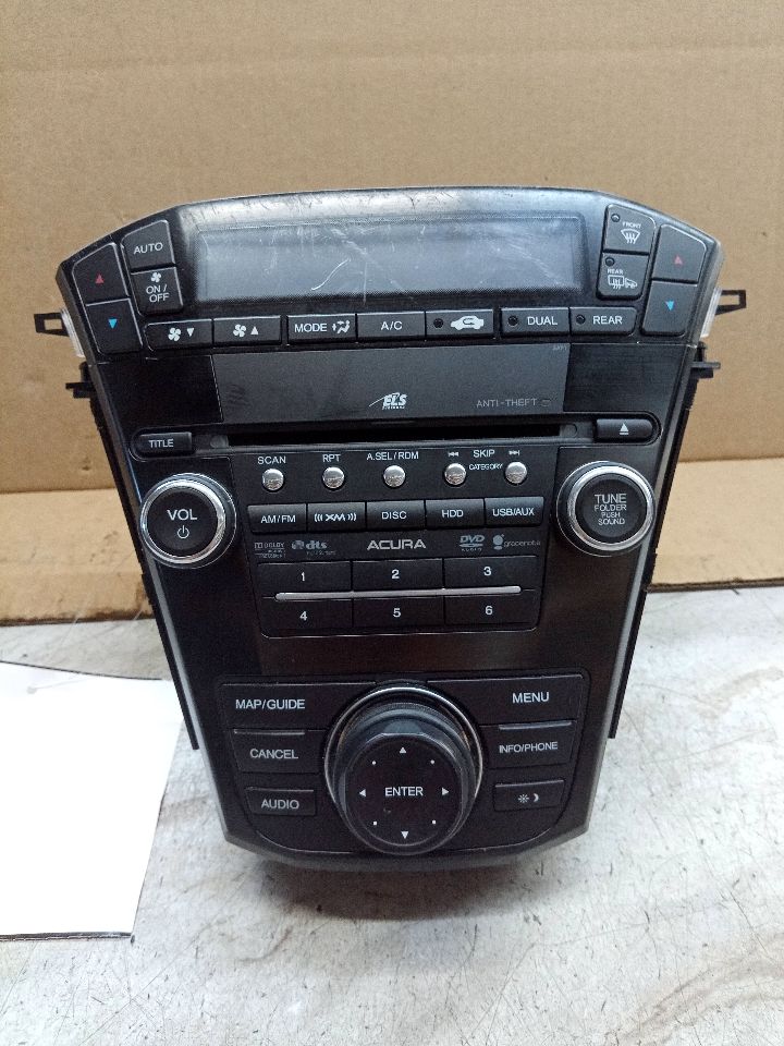 2011 ACURA MDX 3.7L 6cyl Gasoline VVT Radio Audio - 197637