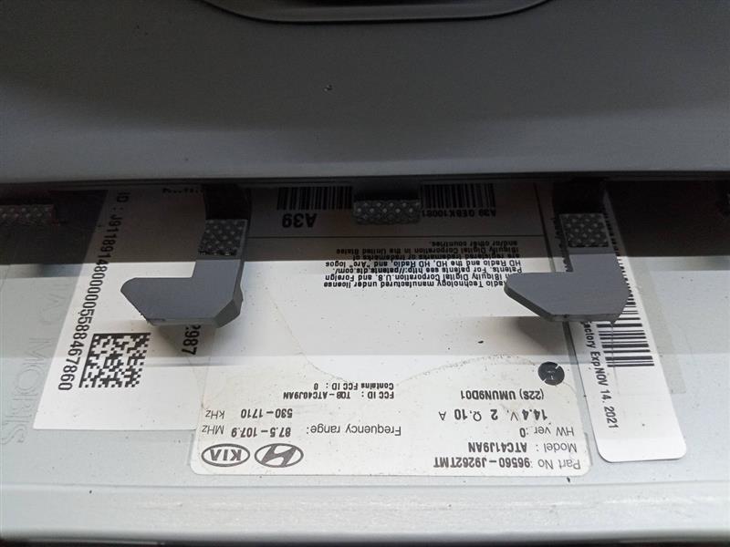 2020 HYUNDAI KONA 1.6L 4cyl Turbo Gasoline Radio Audio - 198502 — photo 4
