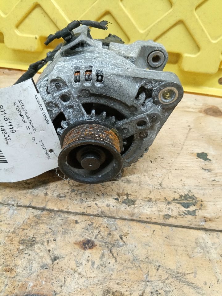 2018 KIA OPTIMA ALTERNATOR - 20542 — photo 4