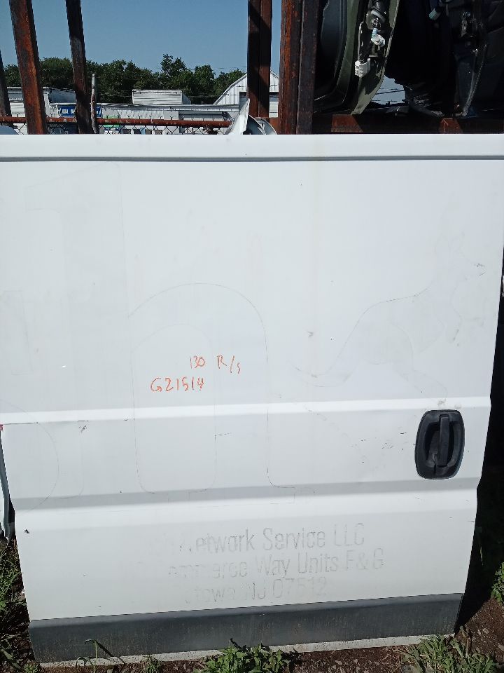 2018 DODGE PROMASTER 1500 VAN 3.6L 6cyl VVT Right Dr Assm, Rear Side - 205675