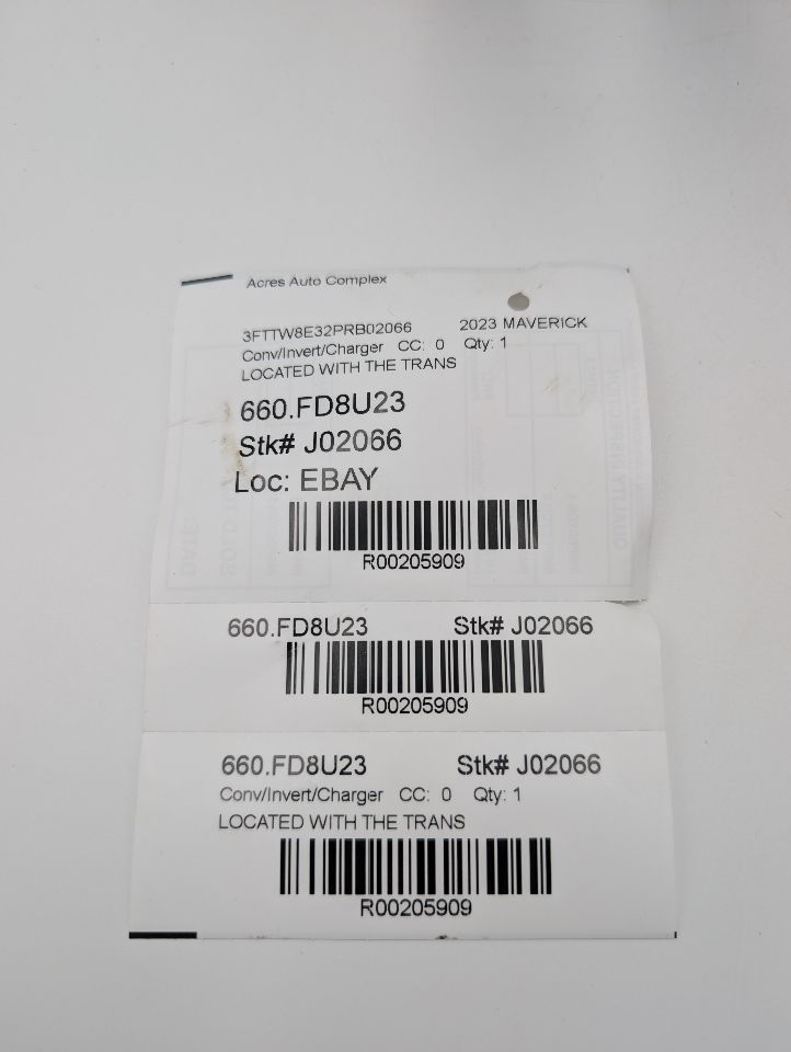 2023 FORD MAVERICK PICKUP 2.5L 4cyl Hybrid Conv/Invert/Charger - 205909 — photo 2