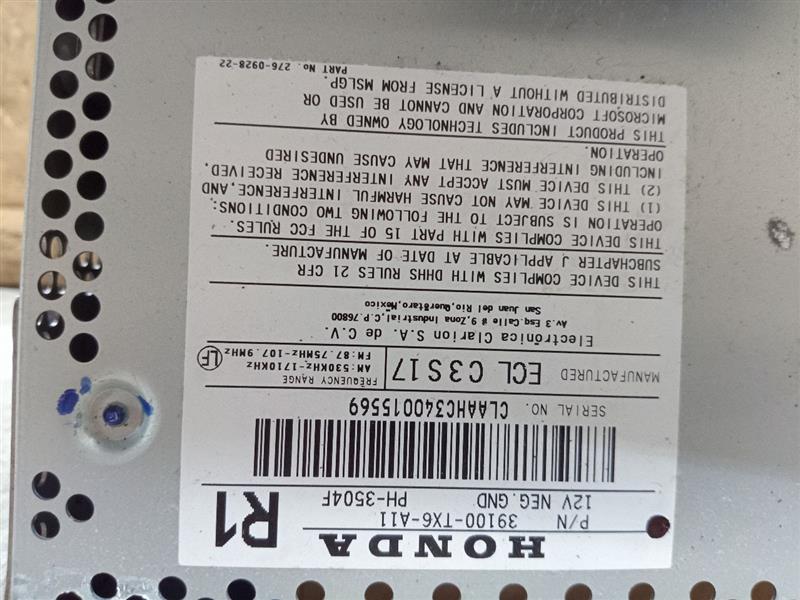 2014 ACURA ILX 2.0L 4cyl Gasoline VVT Radio Audio - 207812 — photo 5