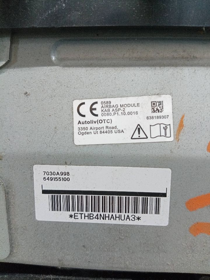 2022 MITSUBISHI OUTLANDER 2.5L 4cyl Gasoline Right AIR BAG - 209850 — photo 3