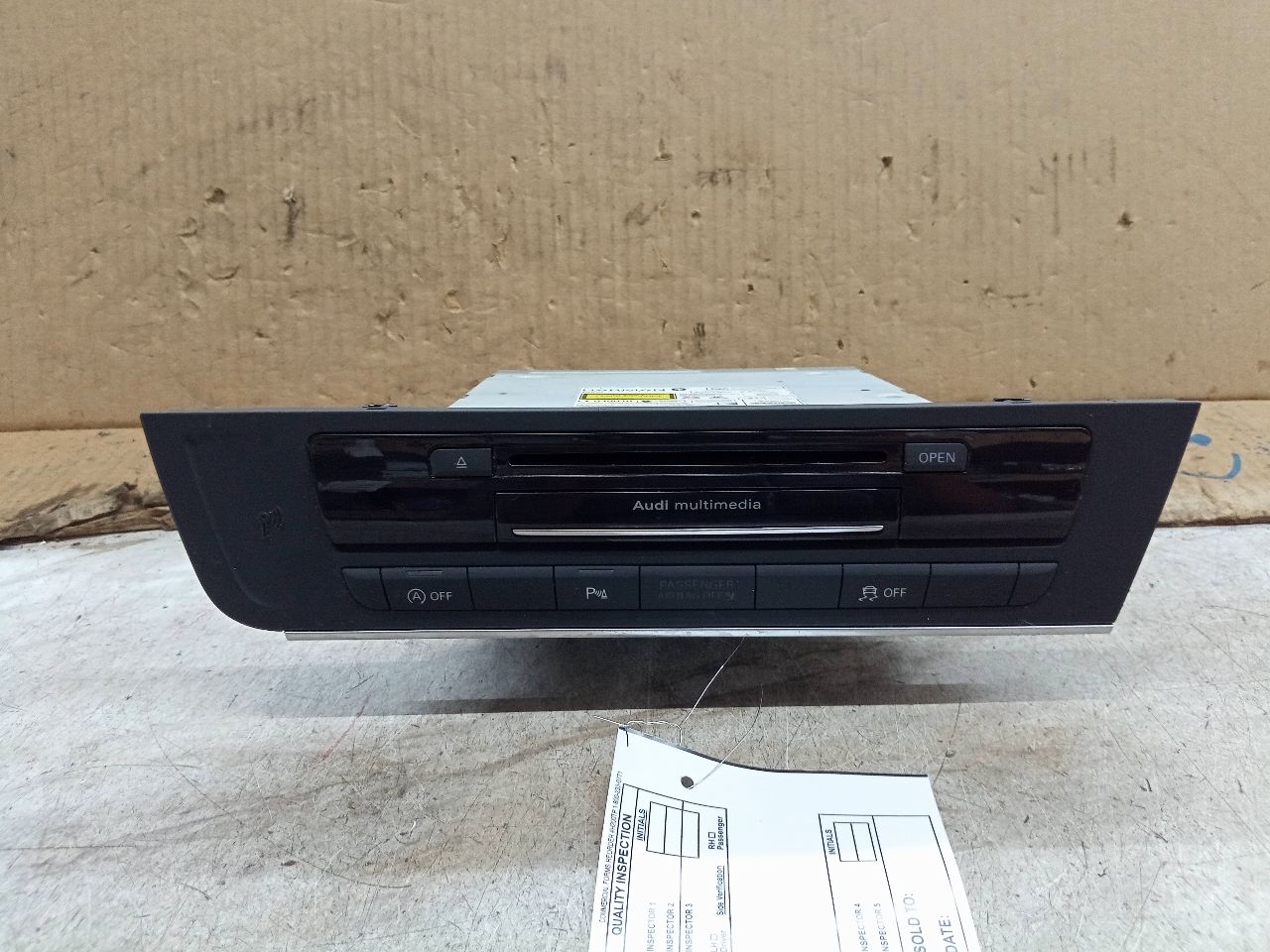2013 AUDI A6 6cyl Supercharged 3.0 Radio Audio - 210138