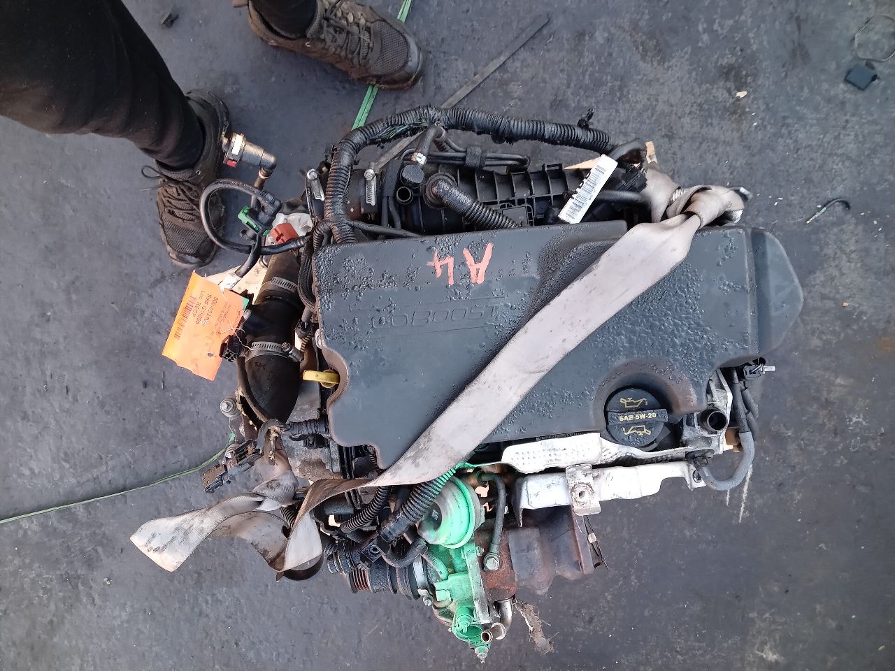 2016 FORD FOCUS 3cyl Gasoline Turbo 1.0 ENGINE ASSEMBLY - 211069