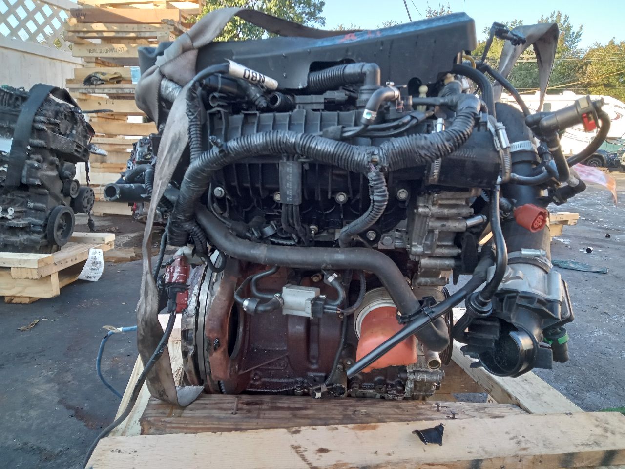 2016 FORD FOCUS 3cyl Gasoline Turbo 1.0 ENGINE ASSEMBLY - 211069 — photo 2
