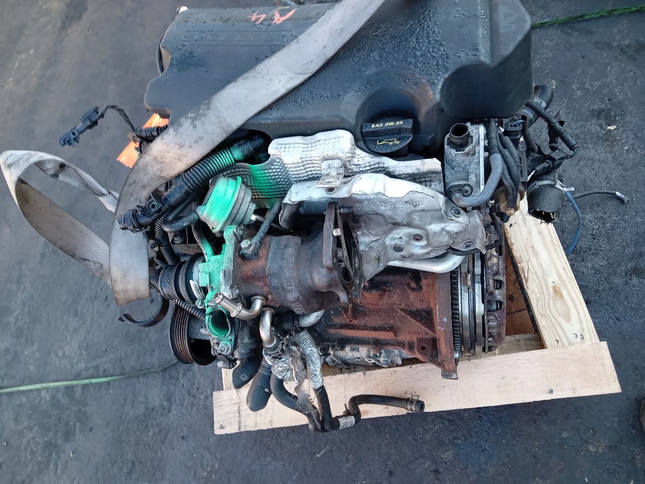 2016 FORD FOCUS 3cyl Gasoline Turbo 1.0 ENGINE ASSEMBLY - 211069 — photo 4