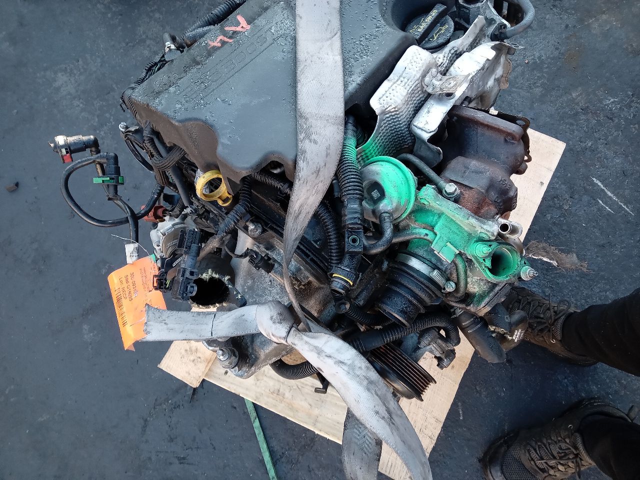 2016 FORD FOCUS 3cyl Gasoline Turbo 1.0 ENGINE ASSEMBLY - 211069 — photo 7