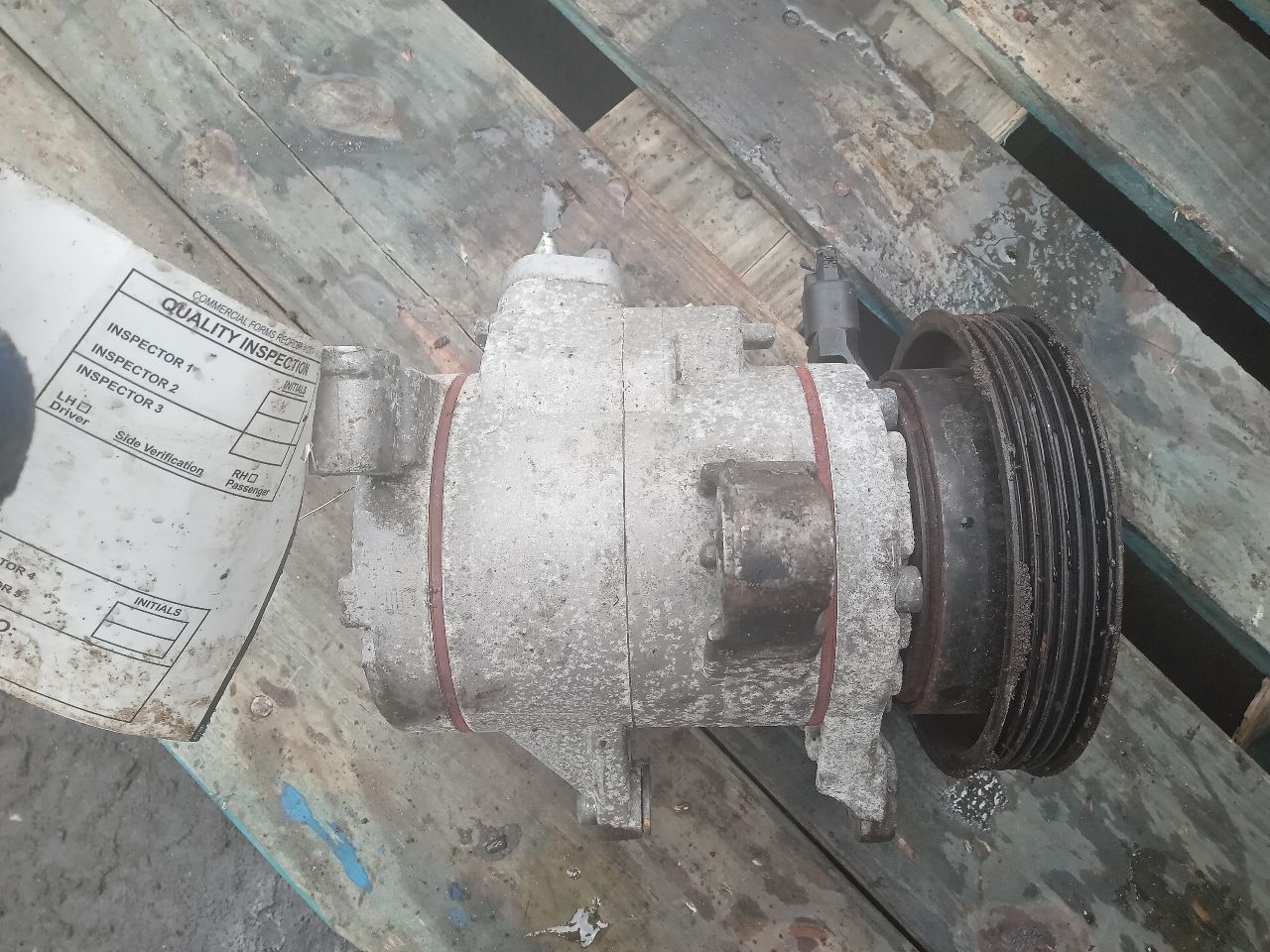 2012 JEEP LIBERTY 6cyl Gasoline 3.7 AC COMPRESSOR - 211754