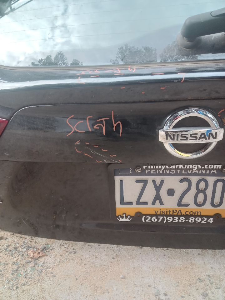 2018 NISSAN ROGUE SPORT 2.0L 4cyl Gasoline VVT Decklid  Tailgate - 211908 — photo 3