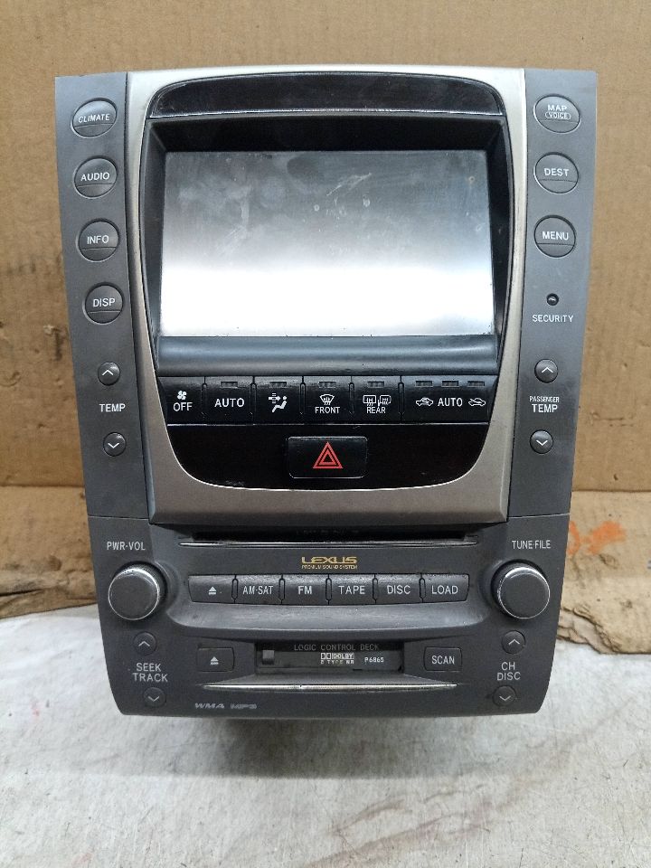 2007 LEXUS GS350 6cyl Gasoline 3.5 Radio Audio - 211939