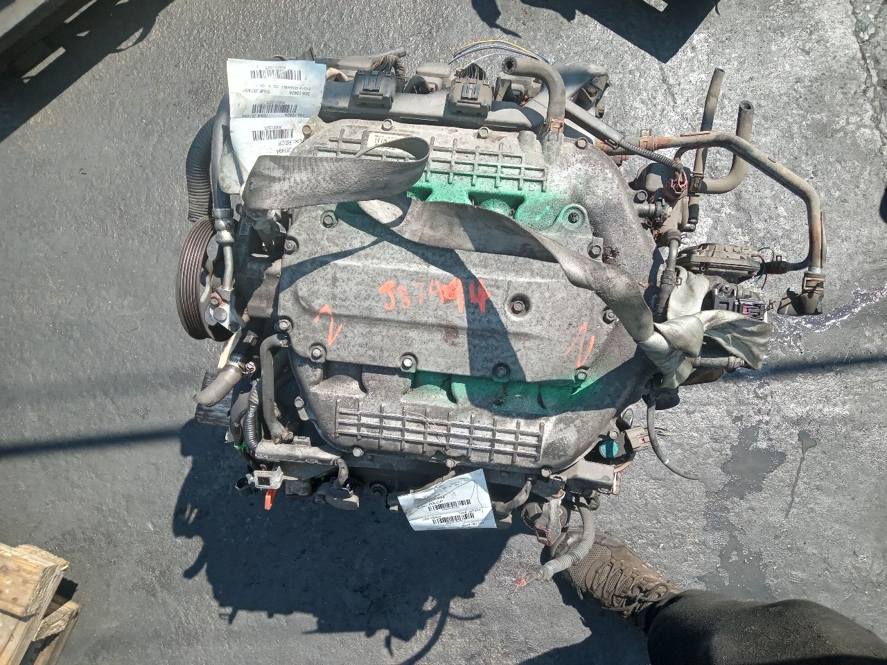 2007 HONDA ODYSSEY 6cyl Gasoline 3.5 ENGINE ASSEMBLY - 212575