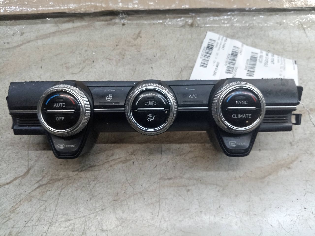 2019 GENESIS G70 2.0L 4cyl Turbo Gasoline TEMP CONTROL - 212879