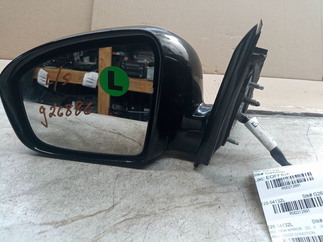 2013 INFINITI JX35 6cyl Gasoline 3.5 Left SIDE VIEW MIRROR - 212891