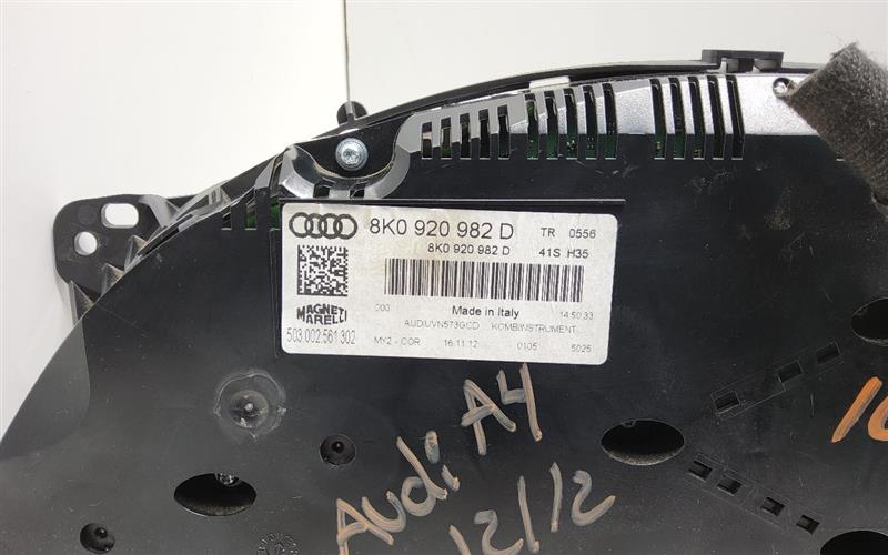 2013 AUDI A4 Speedo Head/Cluster - 2130 — photo 3