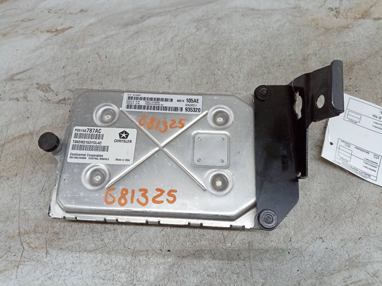 2014 CHRYSLER 300 6cyl Gasoline 3.6 Eng/Motor Cont Mod - 213882