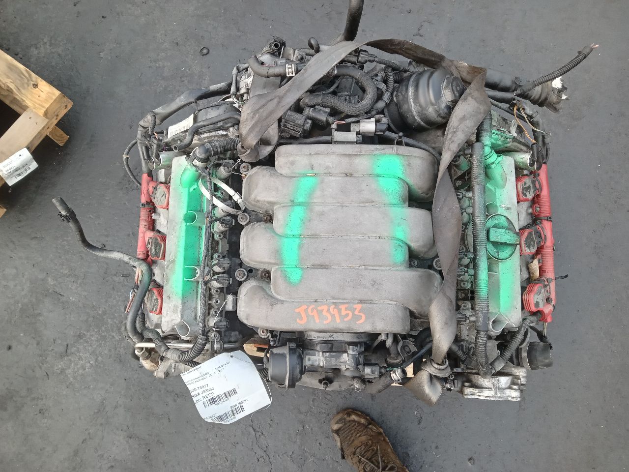 2010 AUDI Q5 6cyl Gasoline 3.2 ENGINE ASSEMBLY - 214186