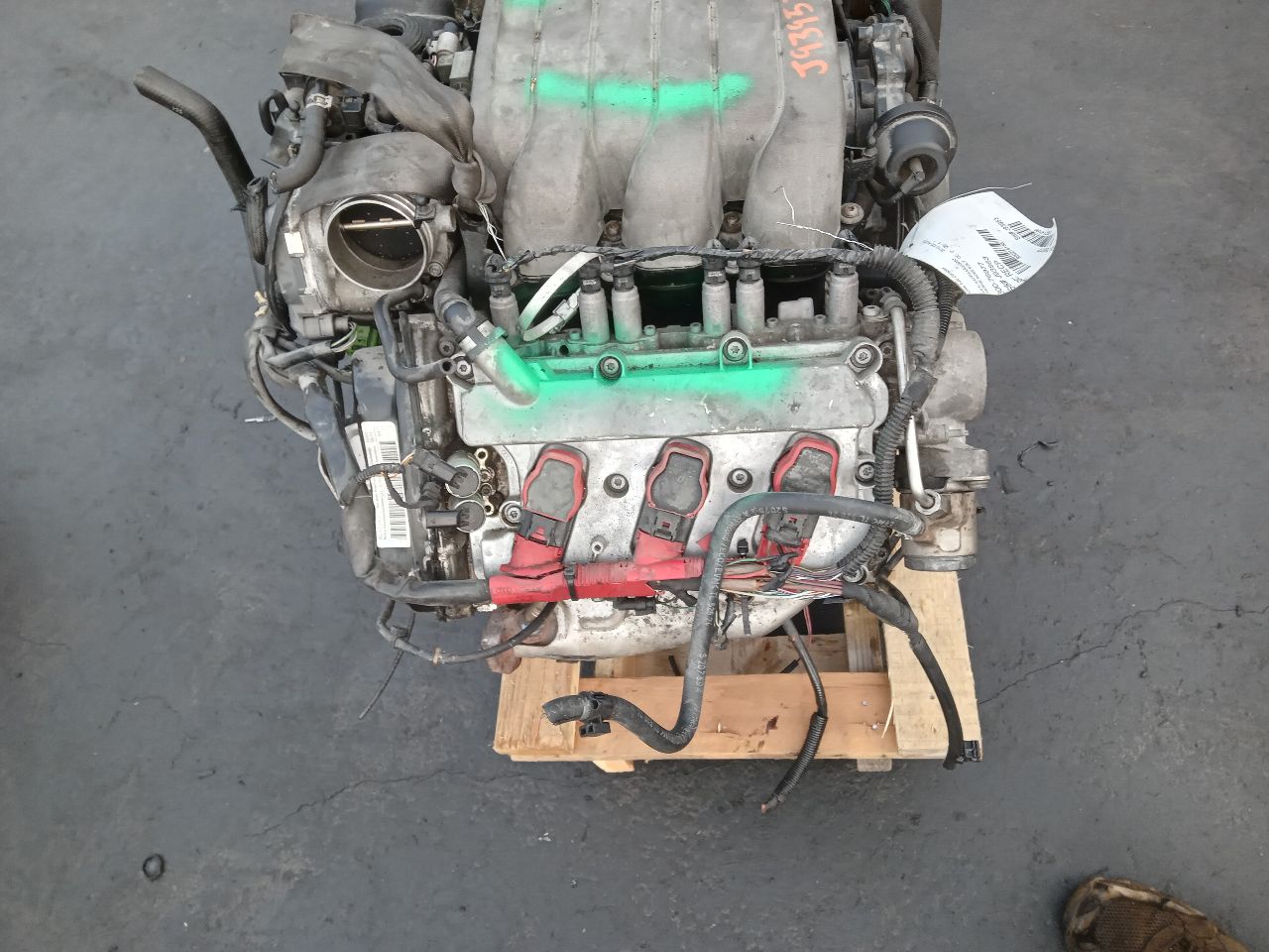 2010 AUDI Q5 6cyl Gasoline 3.2 ENGINE ASSEMBLY - 214186 — photo 3