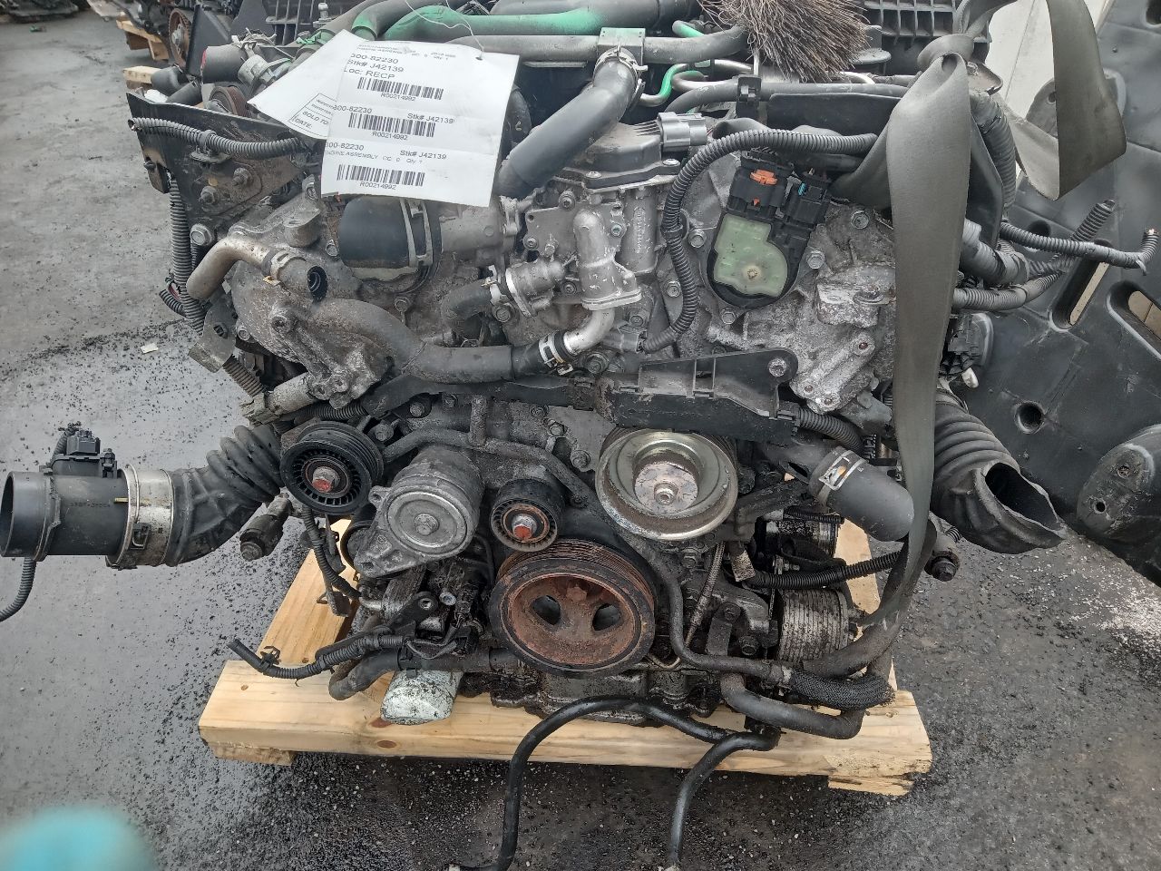 2016 INFINITI Q50 6cyl Gasoline Turbo 3.0 ENGINE ASSEMBLY - 214992