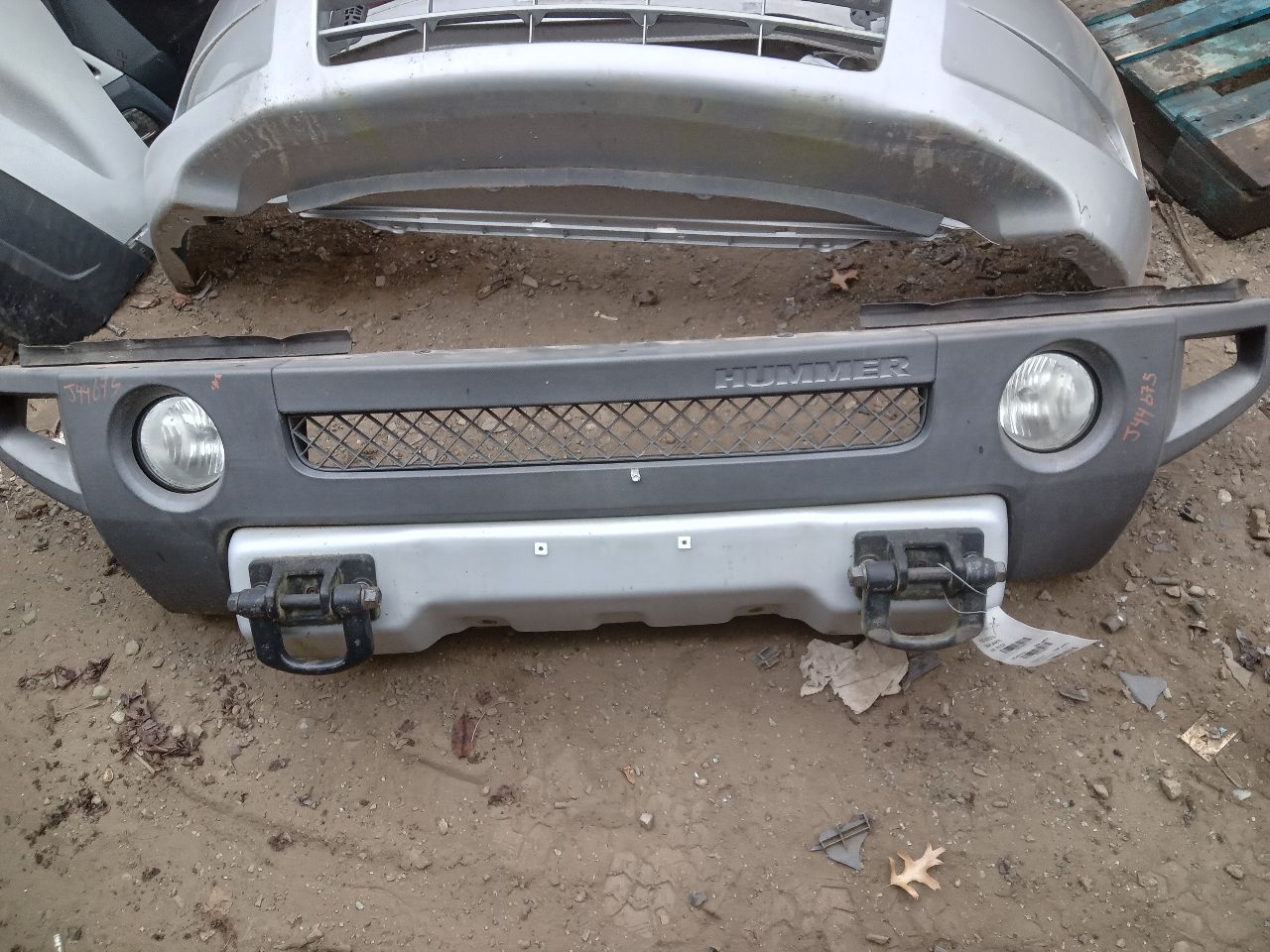 2008 AMERICAN MOTORS HUMMER H3 8cyl Gasoline 5.3 BUMPER ASSY, FRONT - 216430