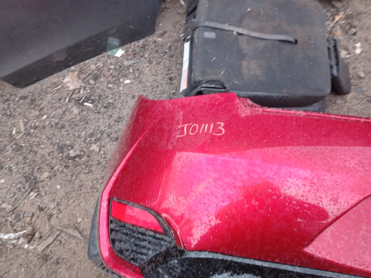 2017 INFINITI Q60 3.0L 6cyl Turbo Gasoline BUMPER ASSY, REAR - 216594 — photo 4