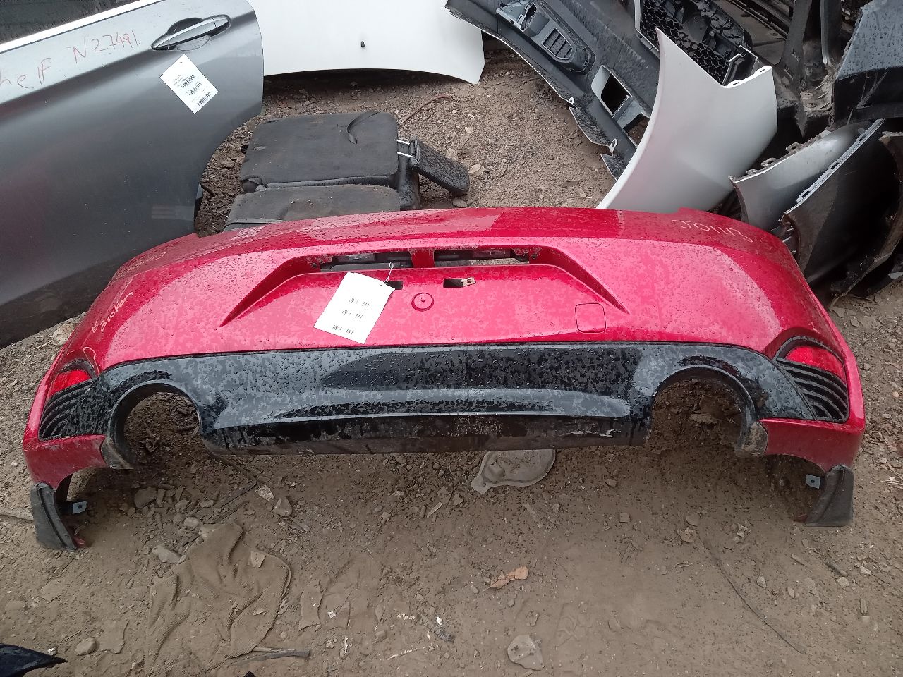 2017 INFINITI Q60 3.0L 6cyl Turbo Gasoline BUMPER ASSY, REAR - 216594 — photo 6