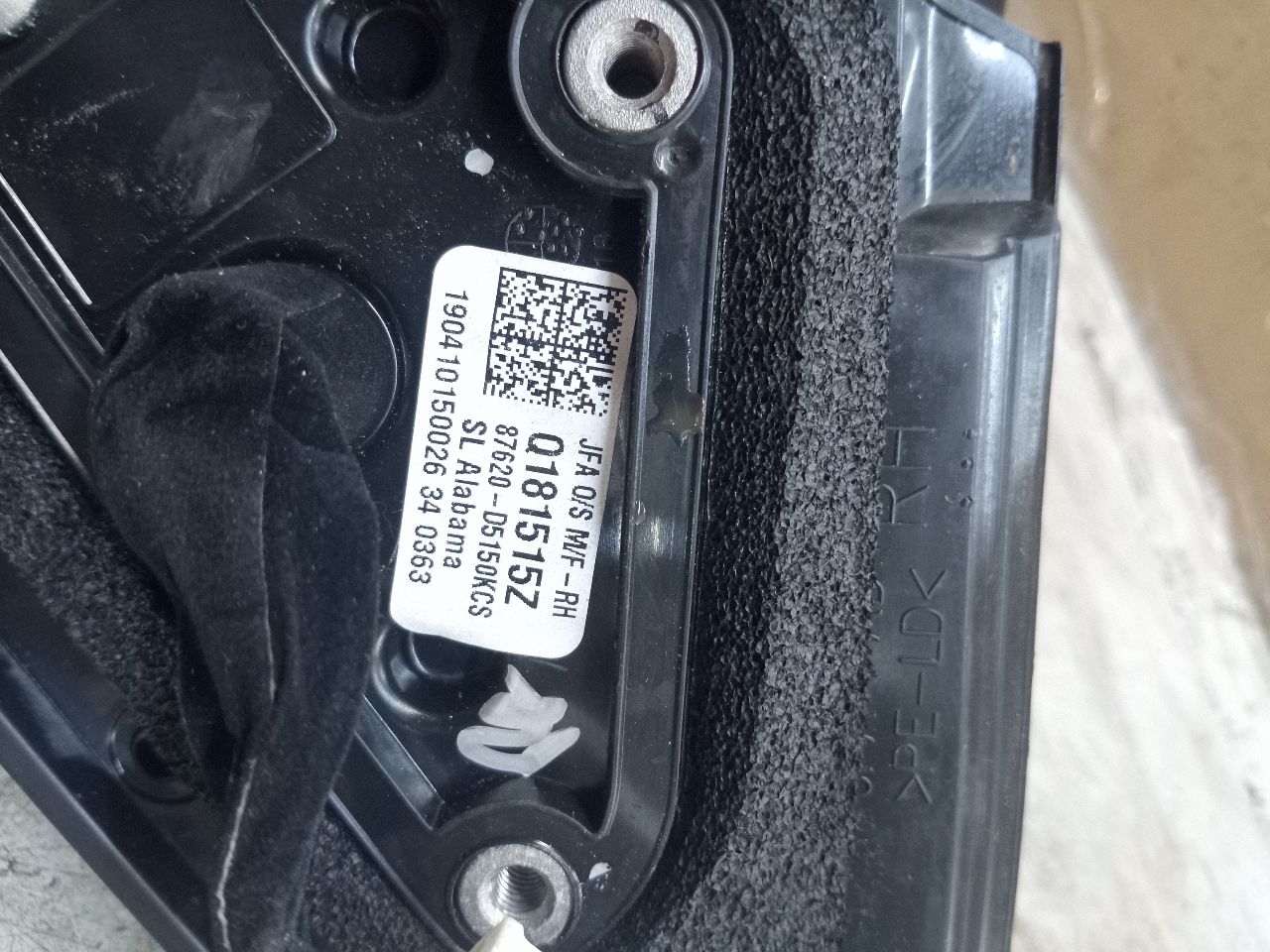 2019 KIA OPTIMA SIDE VIEW MIRROR - 216726 — photo 4