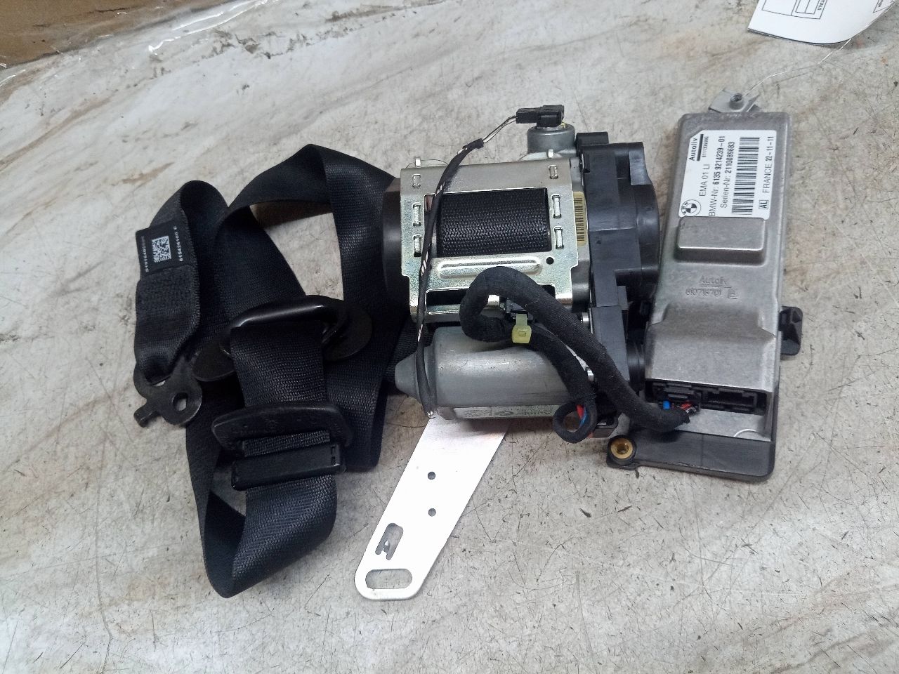 2012 BMW 750i 8cyl Gasoline Turbo 4.4 Seat Belt, Front - 216748
