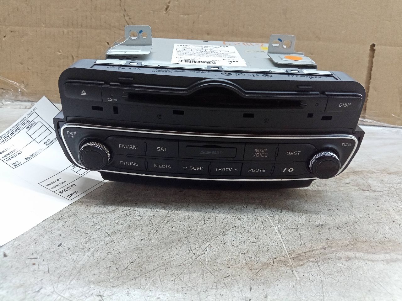 2016 KIA CADENZA 6cyl Gasoline 3.3 Radio Audio - 217029