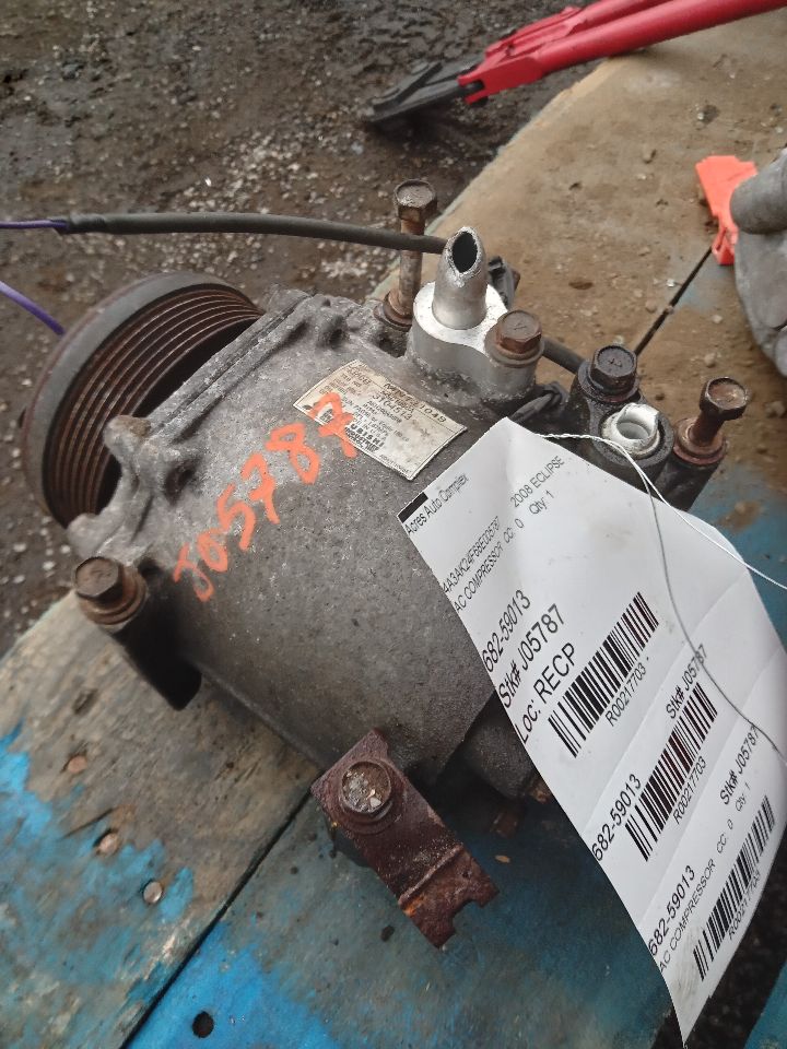 2008 MITSUBISHI ECLIPSE 4cyl Gasoline 2.4 AC COMPRESSOR - 217703 — photo 1
