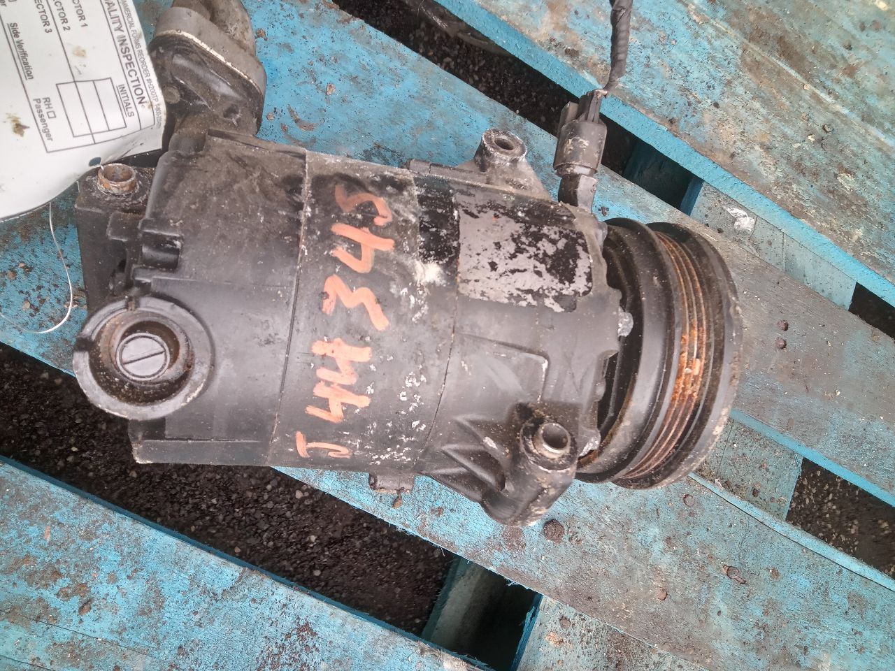 2014 FORD TRANSIT CONNECT 2.5L 4cyl Gasoline AC COMPRESSOR - 218253