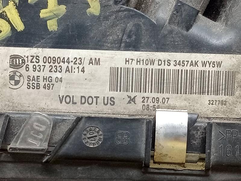 2008 BMW 750i 8cyl Gasoline 4.8 Left HEADLAMP ASSEMBLY - 21971 — photo 7