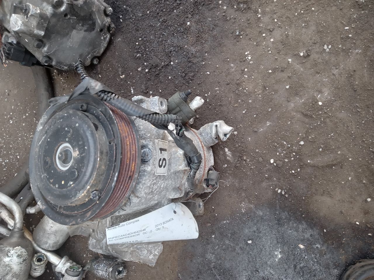 2013 HYUNDAI SONATA AC COMPRESSOR - 222124 — photo 1