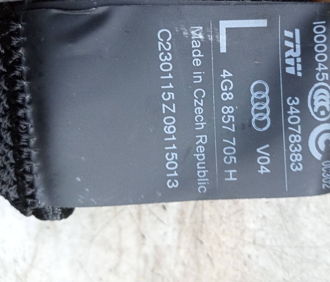 2016 AUDI A7 6cyl Supercharged 3.0 Seat Belt, Front - 223514 — photo 3