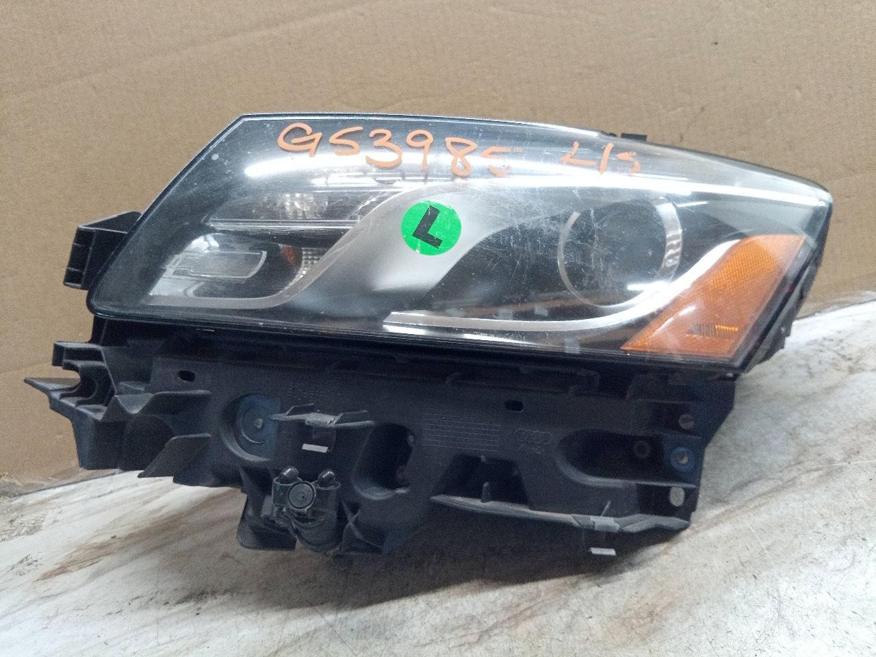2012 AUDI Q5 6cyl Gasoline 3.2 Left HEADLAMP ASSEMBLY - 223619