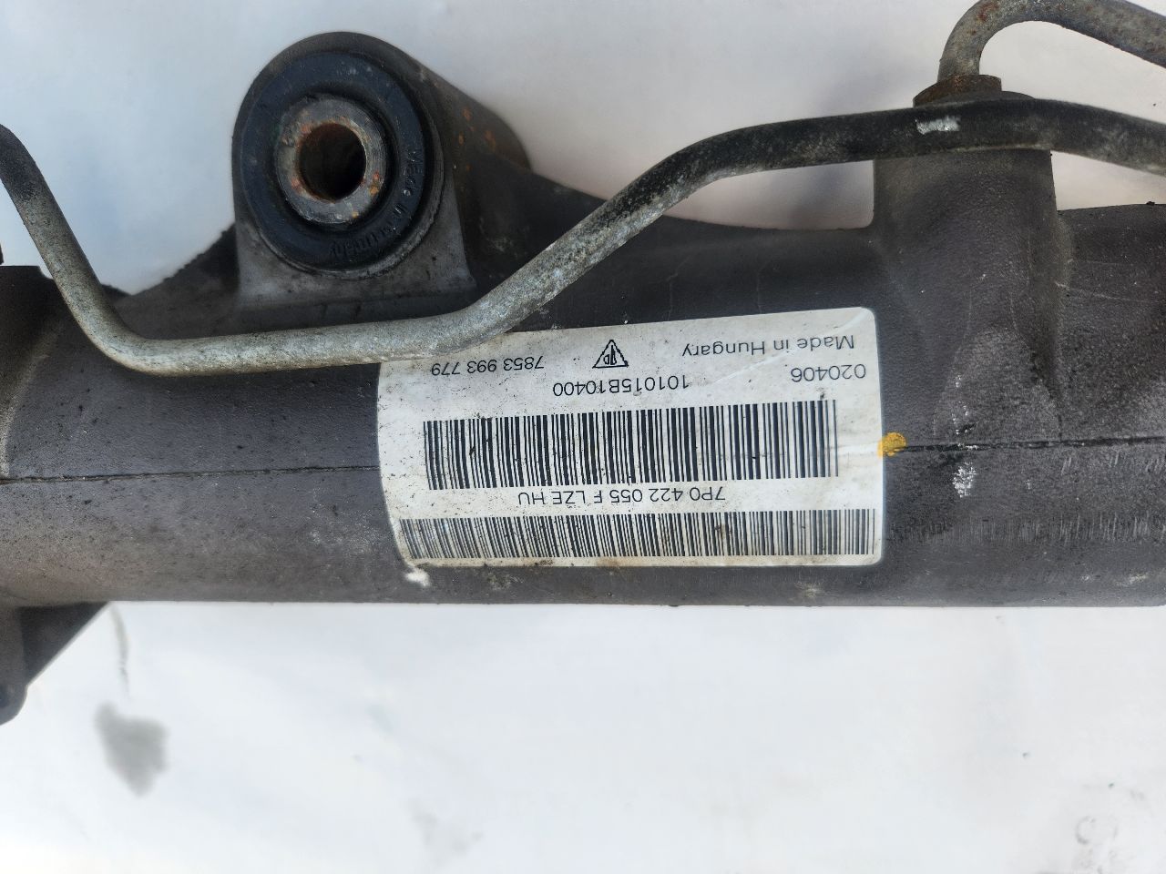 2016 PORSCHE CAYENNE 6cyl 3.0 liter hybrid STEERING GEAR RACK - 224079 — photo 3