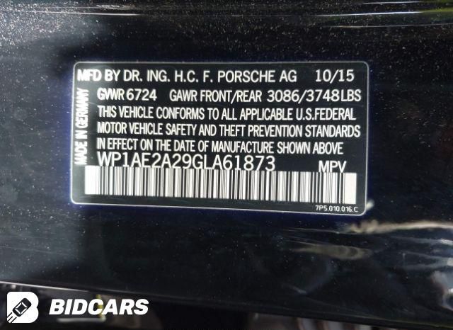 2016 PORSCHE CAYENNE 6cyl 3.0 liter hybrid AC COMPRESSOR - 224089 — photo 7