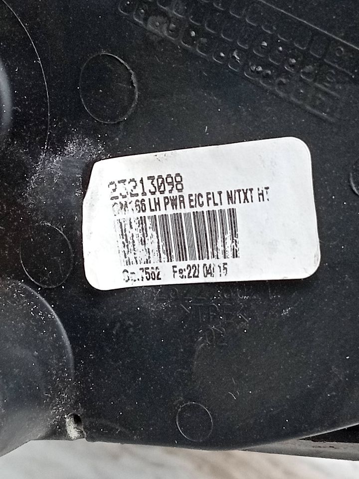 2015 CADILLAC SRX Left SIDE VIEW MIRROR - 22466 — photo 5