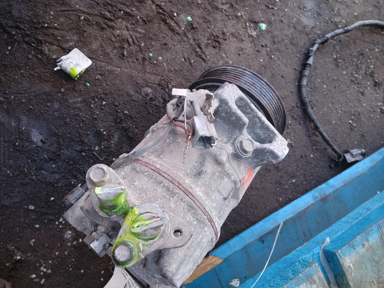 2014 NISSAN SENTRA 4cyl Gasoline 1.8 AC COMPRESSOR - 225834 — photo 2