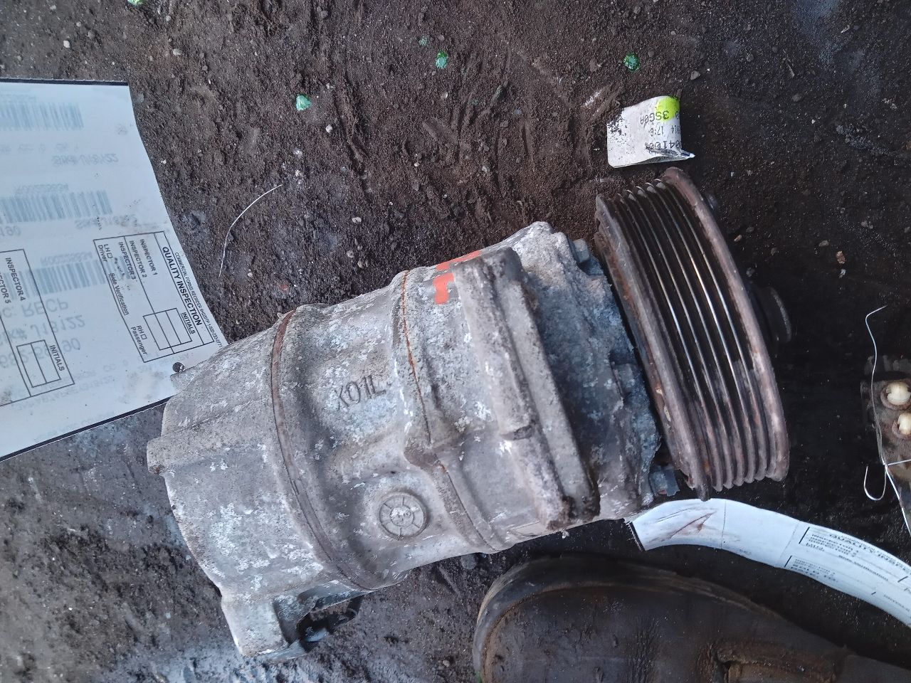 2014 NISSAN SENTRA 4cyl Gasoline 1.8 AC COMPRESSOR - 225834 — photo 4