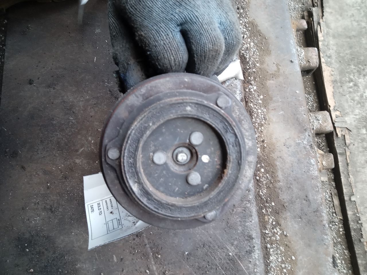 2010 FORD TAURUS 6cyl Gasoline 3.5 AC COMPRESSOR - 225941 — photo 5
