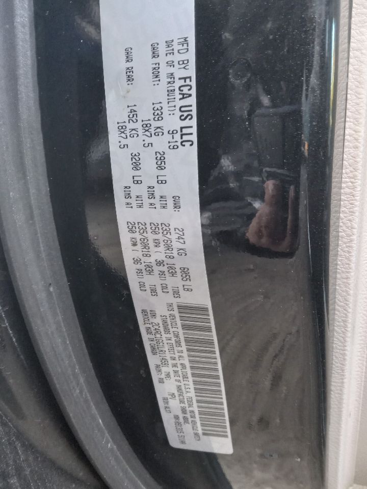 2020 CHRYSLER PACIFICA 3.6L 6cyl VVT Left AIR BAG - 226057