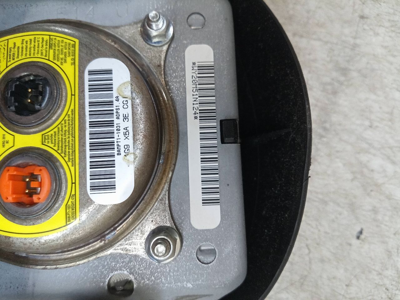 2011 SUBARU LEGACY 4cyl Gasoline 2.5 Left AIR BAG - 226722 — photo 3